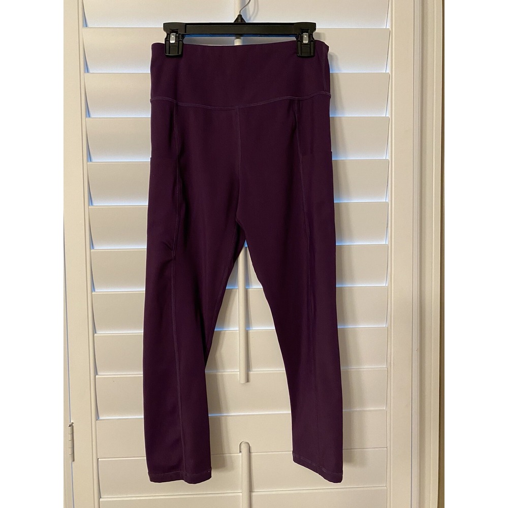 Women's Size S OUGES Purple Yoga Pants